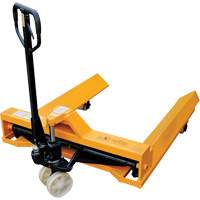 Vestil PM4-4548-RL Roll Pallet Truck, Steel, 48" L x 7.5" W, 4000 lbs. Capacity
