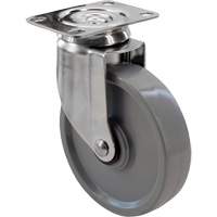 Algood S2359-A27D-UG 2309 Caster, Swivel, 5" (127 mm), Envirothane Grey, 350 lbs. (158.8 kg.)