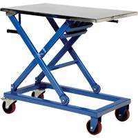 Vestil CART-660-M Manual Scissor Lift Table, 37" L x 23-1/2" W, Steel, 660 lbs. Capacity
