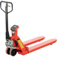 Eco Weigh-Scale Pallet Truck with Thermal Printer, 48" L x 27" W, 4400 lbs. Cap.  MP257 | TENAQUIP