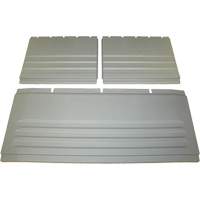 Rubbermaid Specialmade FG4093L1GRAY Ensemble de panneaux arri&egrave;re et lat&eacute;raux pour chariot Xtra