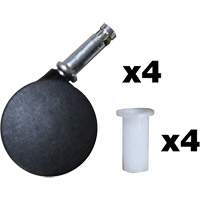 Rubbermaid Specialmade FG7805L20000 Sturdy Chair High Chair Caster Kit