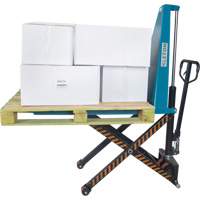 KLETON MP566 Manual Scissor Skid Lift, 45-1/4" L x 27" W, Steel, 3300 lbs. Capacity