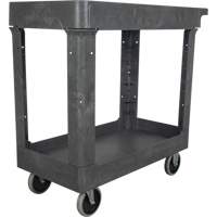 KLETON MP640 Utility Service Cart, 2 Tiers, 16-1/2" x 32-1/2" x 34-1/2", 550 lbs. Capacity