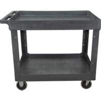 Utility Service Cart, 2 Tiers, 24-5/8" x 32-1/2" x 40", 550 lbs. Capacity MP641 | TENAQUIP