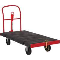 Rubbermaid 2154629 Towable Platform Cart, 64-1/4" L x 30-1/2" W, 2500 lbs. Cap., Polyolefin Wheels
