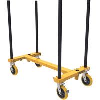 Metaltech I-BMDHER31YGR Buildman H-Cart Multi-Use Drywall Cart