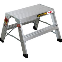 Metaltech E-PWS7000AL Portable Work-Stand Saw Horse, Aluminum Frame, 12-1/4" D x 24" H