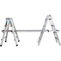 Telescoping Multi-Position Ladder, Aluminum, 300 lbs., CSA Grade 1A  MP923 | TENAQUIP