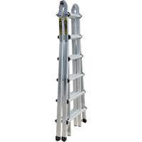 Telescoping Multi-Position Ladder, Aluminum, 300 lbs.  MP925 | TENAQUIP