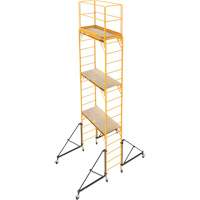 Metaltech I-BMSO4TT Ensemble de stabilisateurs universels avec roues