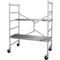 Portable Alu Series™ Scaffold, Aluminum Frame, 29" D x 72" H  MP930 | TENAQUIP