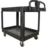 KLETON MP997 Utility Cart, 2 Tiers, 25-5/8" x 33-1/2" x 43-3/4", 550 lbs. Capacity
