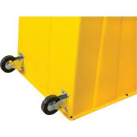 KLETON MQ030 Escabeau industriel, 4 marches, 44" x 22-1/4" x Hauteur 65-1/8"