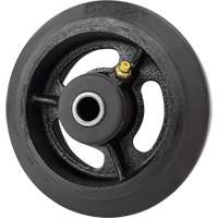 Blickle 1003584 Mold-On Rubber Wheel, 5'' (127 mm) Dia. x 1-1/2" (38 mm) W, 400 lbs. (181 kg.) Capacity