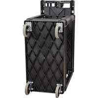 KLETON MQ092 Utility Cart, 2 Tiers, 17-1/8" x 33-1/2" x 37-5/8", 550 lbs. Capacity