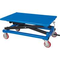 KLETON MQ146 Manual Scissor Lift Table, 37-3/8" L x 23-5/8" W, Steel, 660 lbs. Capacity