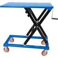 KLETON MQ146 Manual Scissor Lift Table, 37-3/8" L x 23-5/8" W, Steel, 660 lbs. Capacity