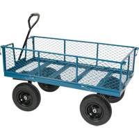 KLETON MQ170 Wagon with Drop Sides, 24" W x 48" L, 800 lbs. Capacity
