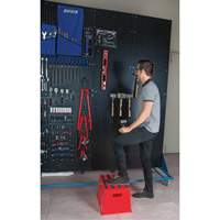 KLETON MQ201 Escabeau industriel, 20-7/8" x 12-3/16" x Hauteur 12"