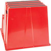 KLETON MQ202 Escabeau industriel, 2 marches, 26" x 22-7/16" x Hauteur 19-11/16"