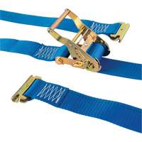 KLETON MQ209 Logistic Strap, Ratchet, 2" W x 20' L, 1000 lbs. (454 kg) WLL