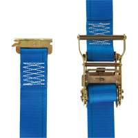 KLETON MQ209 Logistic Strap, Ratchet, 2" W x 20' L, 1000 lbs. (454 kg) WLL