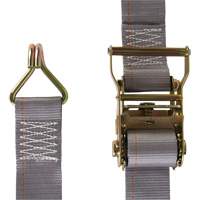 KLETON MQ211 Heavy-Duty Utility Strap, J-Hook, 2" W x 16' L, 500 lbs. (227 kg) WLL
