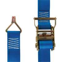 KLETON MQ212 Heavy-Duty Utility Strap, J-Hook, 2" W x 20' L, 500 lbs. (227 kg) WLL