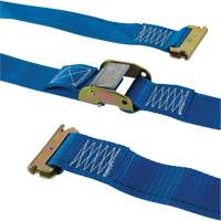 KLETON MQ215 Ratchet Utility Strap, Cam Buckle, 2" W x 20' L, 835 lbs. (379 kg) WLL