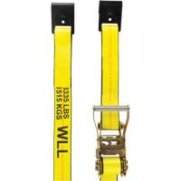 KLETON MQ224 Tendeur d'arrimage pour treuil, Crochet plat, 2" , 30' , Charge d'utilisation max. 3335 lb (1512 kg)
