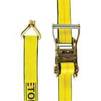 KLETON MQ230 Tendeur d'arrimage pour treuil, Crochet en J, 2" , 30' , Charge d'utilisation max. 3335 lb (1512 kg)
