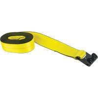 KLETON MQ233 Tendeur d'arrimage logistique, Crochet plat, 3" , 30' , Charge d'utilisation max. 5400 lb (2449 kg)