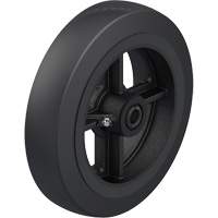 Blickle P-RY-080x020/075R-LB Roue en caoutchouc noir sur noyau en fonte