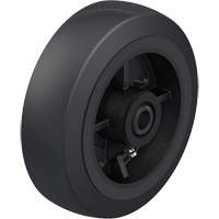 Blickle P-RY-060x020/075R-LB Roue en caoutchouc noir sur noyau en fonte