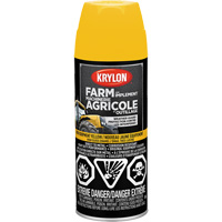Krylon Industrial 419440008 Farm & Implement Spray Paint, Caterpillar Yellow, High-Gloss, 12 oz., Aerosol Can