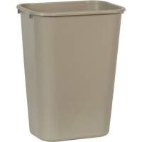 Rubbermaid FG295700BEIG Soft Wastebasket, 41 Quarts, Plastic