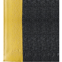 Ultra-Tred ArmorCote Mats No. 440, Textured, 2' x 3' x 3/8", Black/Yellow, Polyurethane/PVC Sponge NB533 | TENAQUIP