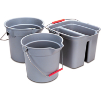 Brute<sup>®</sup> Bucket, 3.5 US Gal. (14 qt.) Capacity, Grey NB848 | TENAQUIP