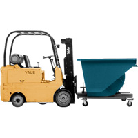 Laurin 870580000 Conteneur autobasculeur, Acier, 5 vg³, Bleu