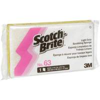 3M MMM63 &eacute;ponge &agrave; r&eacute;curer pour les petits travaux Scotch-Brite, Cellulose/&agrave; r&eacute;curer, 3-1/2" la x 6" l
