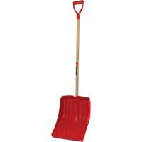 Garant AP139KDR Alpine Snow Shovel, Polypropylene Blade, 13-9/10" Wide, D-Grip Handle, Wearstrip Included