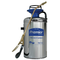 Chapin 1253 Premier Series Pro Sprayer, 2 gal. (7.6 L), Stainless Steel, 12" Wand