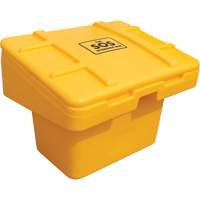 Salt Sand Container SOS™, With Hasp, 30" x 24" x 24", 5.5 cu. Ft., Yellow  ND700 | TENAQUIP