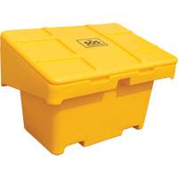 Techstar Plastics Inc SOS 11Y Contenants pour sel & sable SOS, Avec Moraillon, 42" x 29" x 30", 11 pi³, Jaune