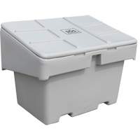 Techstar Plastics Inc SOS 11G Contenants pour sel & sable SOS, Avec Moraillon, 42" x 29" x 30", 11 pi³, Gris