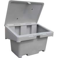 Techstar Plastics Inc SOS 11G Contenants pour sel & sable SOS, Avec Moraillon, 42" x 29" x 30", 11 pi³, Gris
