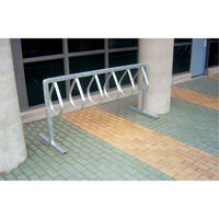 Style Bicycle Rack, Galvanized Steel, 12 Bike Capacity ND921 | TENAQUIP