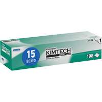 Kimberly-Clark 34133 Kimtech Science Kimwipes Delicate Task Wipes, Specialty, 12" L x 12" W