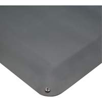 Wearwell 791.12X2X3GY Static Dissipative Anti-Fatigue No.791 Matting, 2' W x 3' L x 1/2" T, PVC, Smooth, Grey